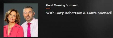 The BBC license fee was discussed on BBC Radio Scotland with Alice Enders